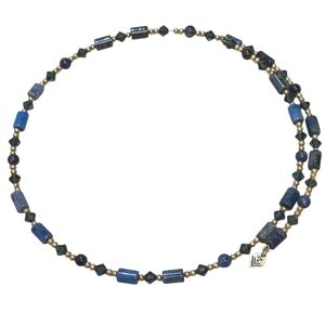 Silpada N1090 Montana Blue Sodalite Crystal Sterling Silver Choker Necklace